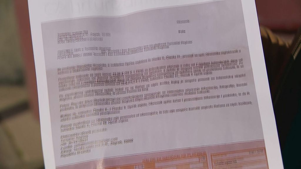 Lažni turistički registar - 1