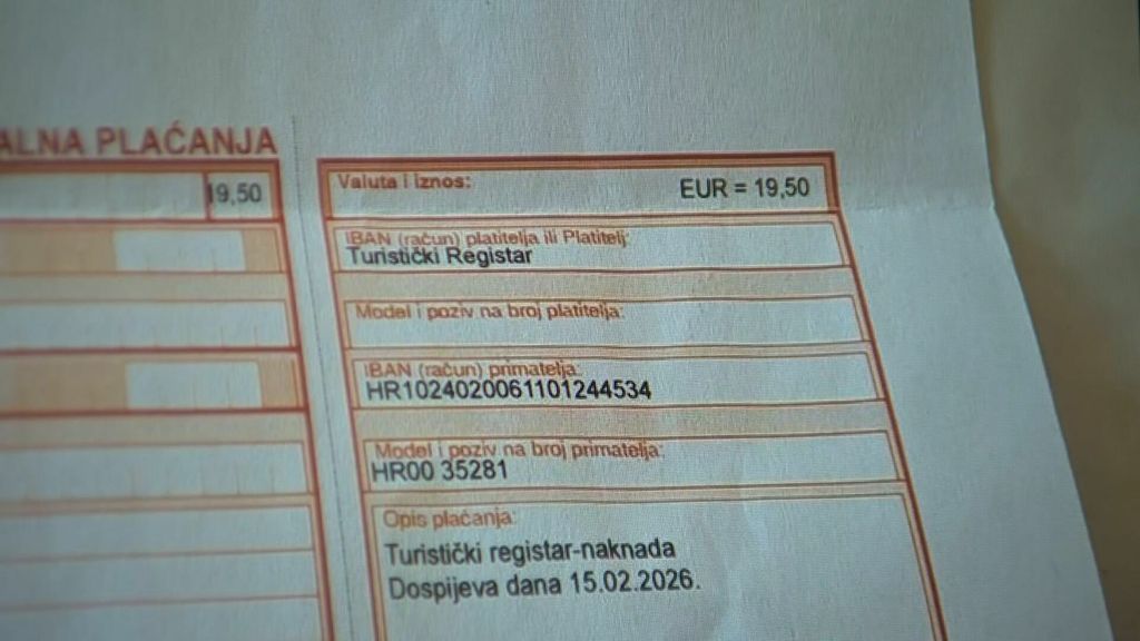 Lažni turistički registar - 1