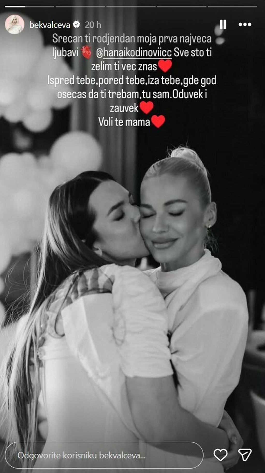 Nataša Bekvalac na Instagramu