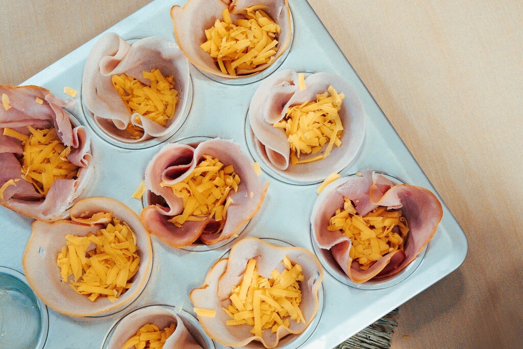 Košarice od šunke sa sirom i jajem - 5