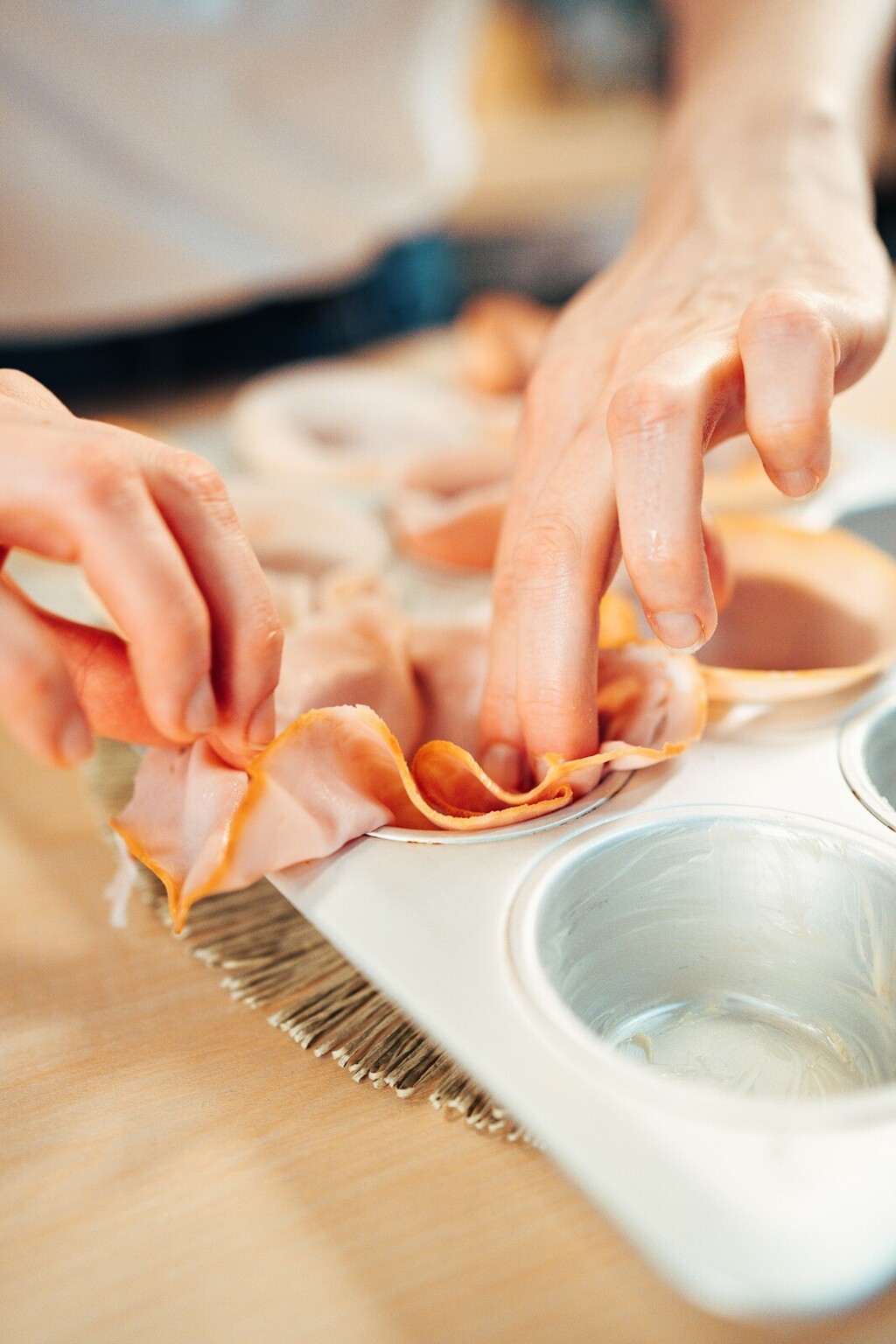 Košarice od šunke sa sirom i jajem - 6