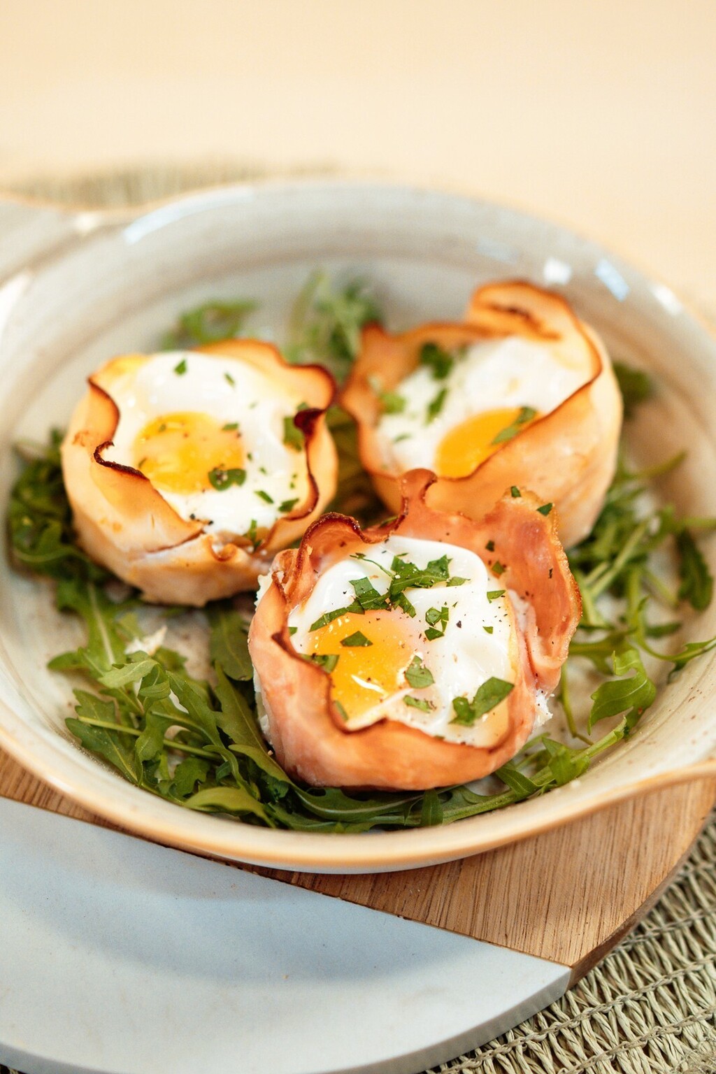 Košarice od šunke sa sirom i jajem - 12