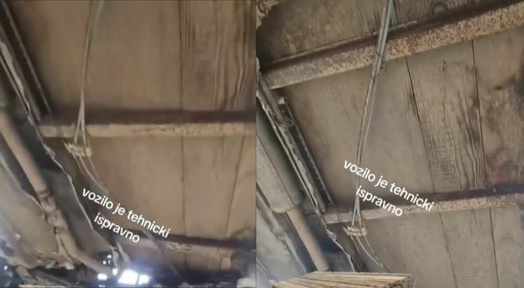 Golf 2 na dizalici automehaničarske radionice