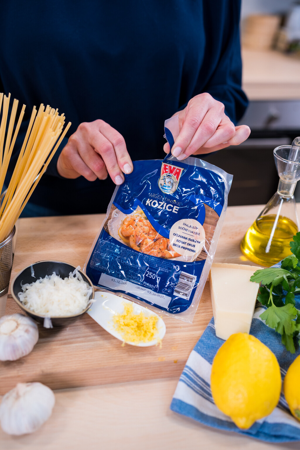 Eva Argentinske kozice idealne su za ovaj bogati i osvježavajući umak