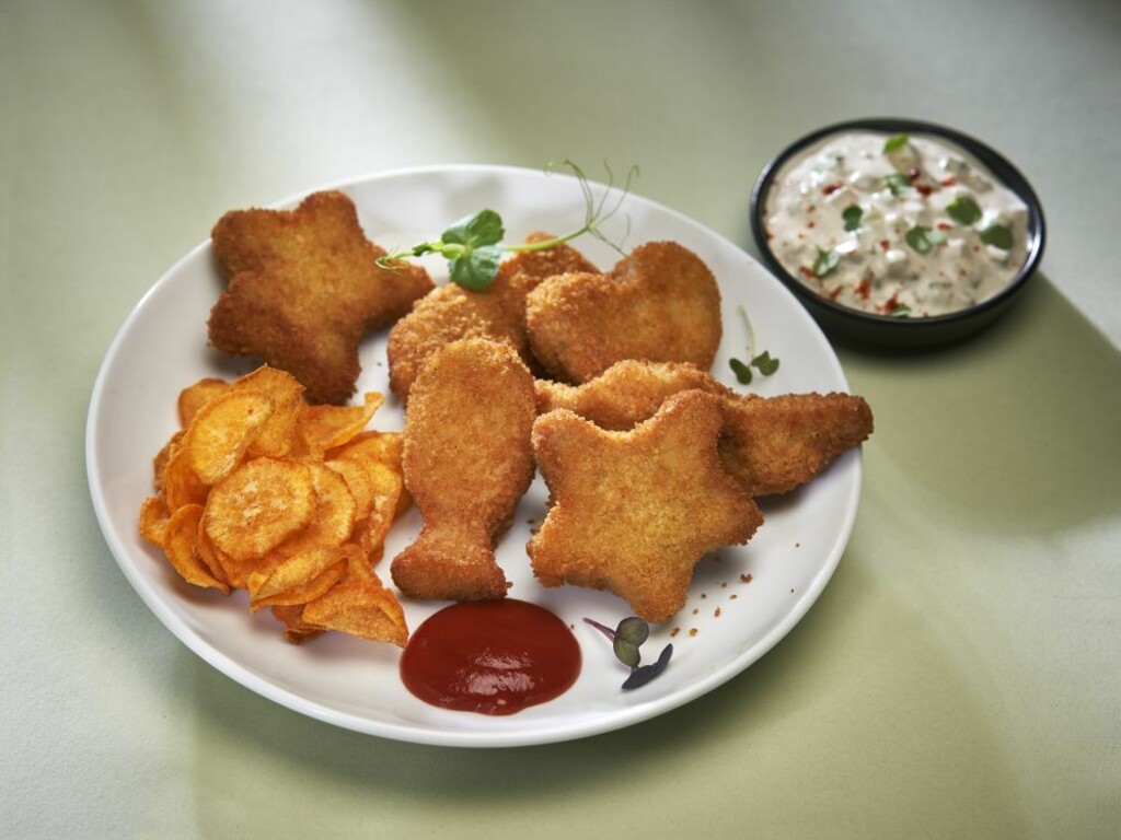 Fishnuggets kids sa prz╠îenim batatom