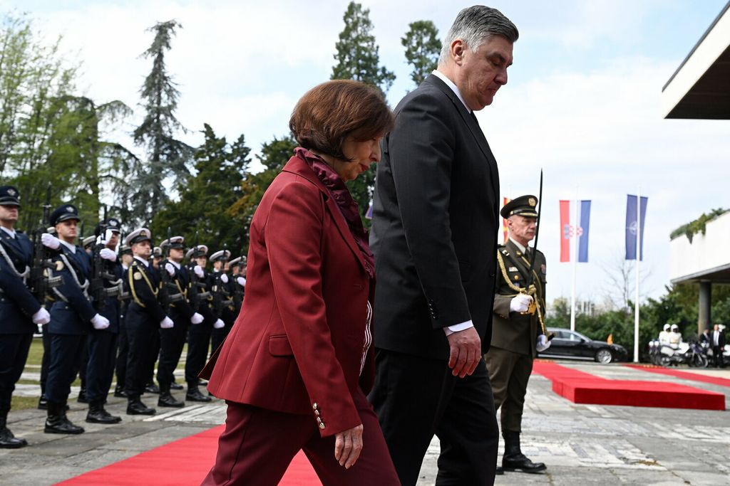 Predsjednica Sjeverne Makedonije Gordana Siljanovska-Davkova u posjetu Pantovčaku - 18