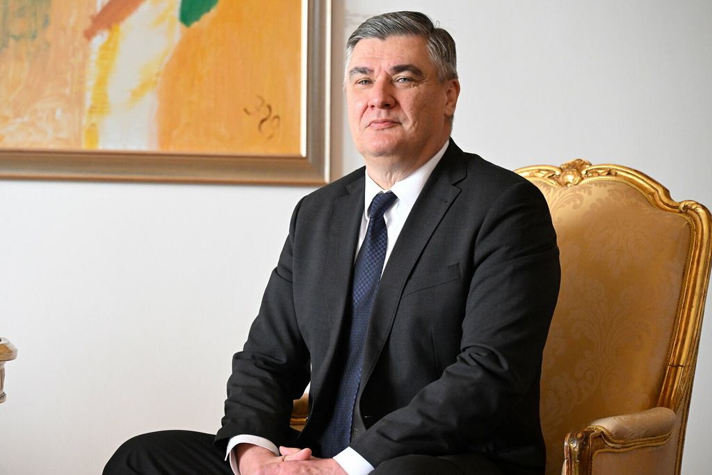 Predsjednica Sjeverne Makedonije Gordana Siljanovska-Davkova u posjetu Pantovčaku - 18