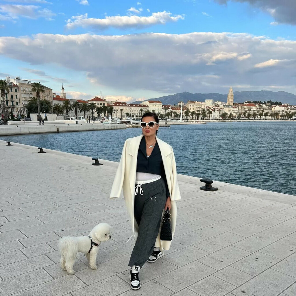 Nina Badrić u sportskom izdanju u Splitu