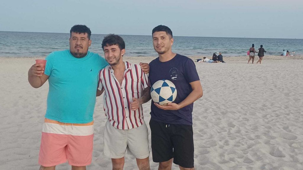 Hakleri na plaži u Miamiju