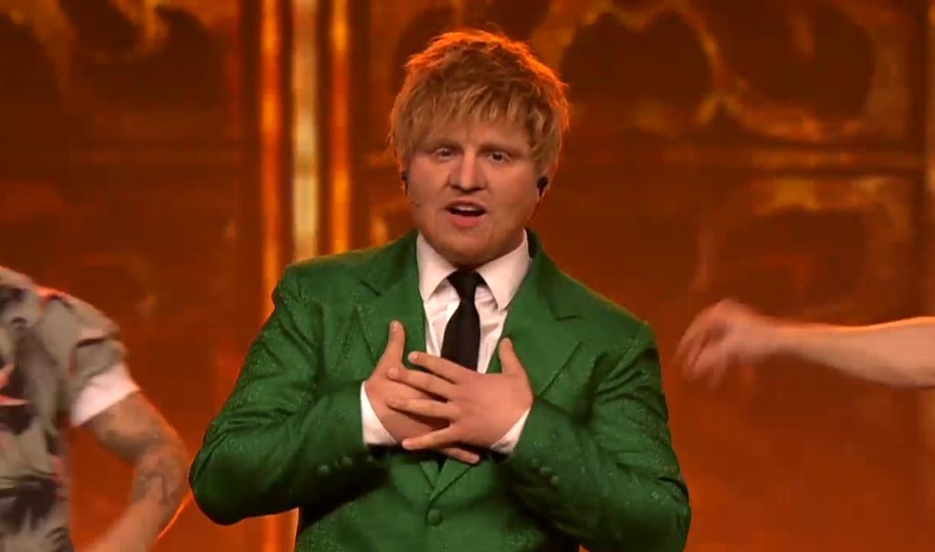 Sven Pocrnić kao Ed Sheeran