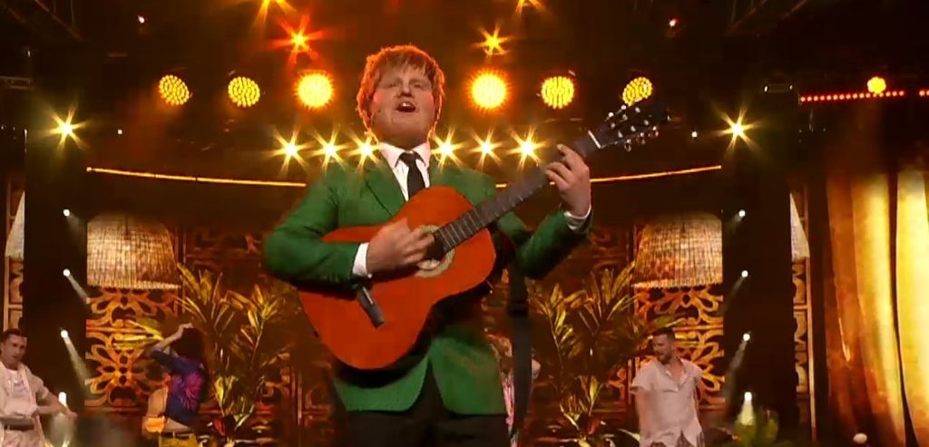 Sven Pocrnić kao Ed Sheeran