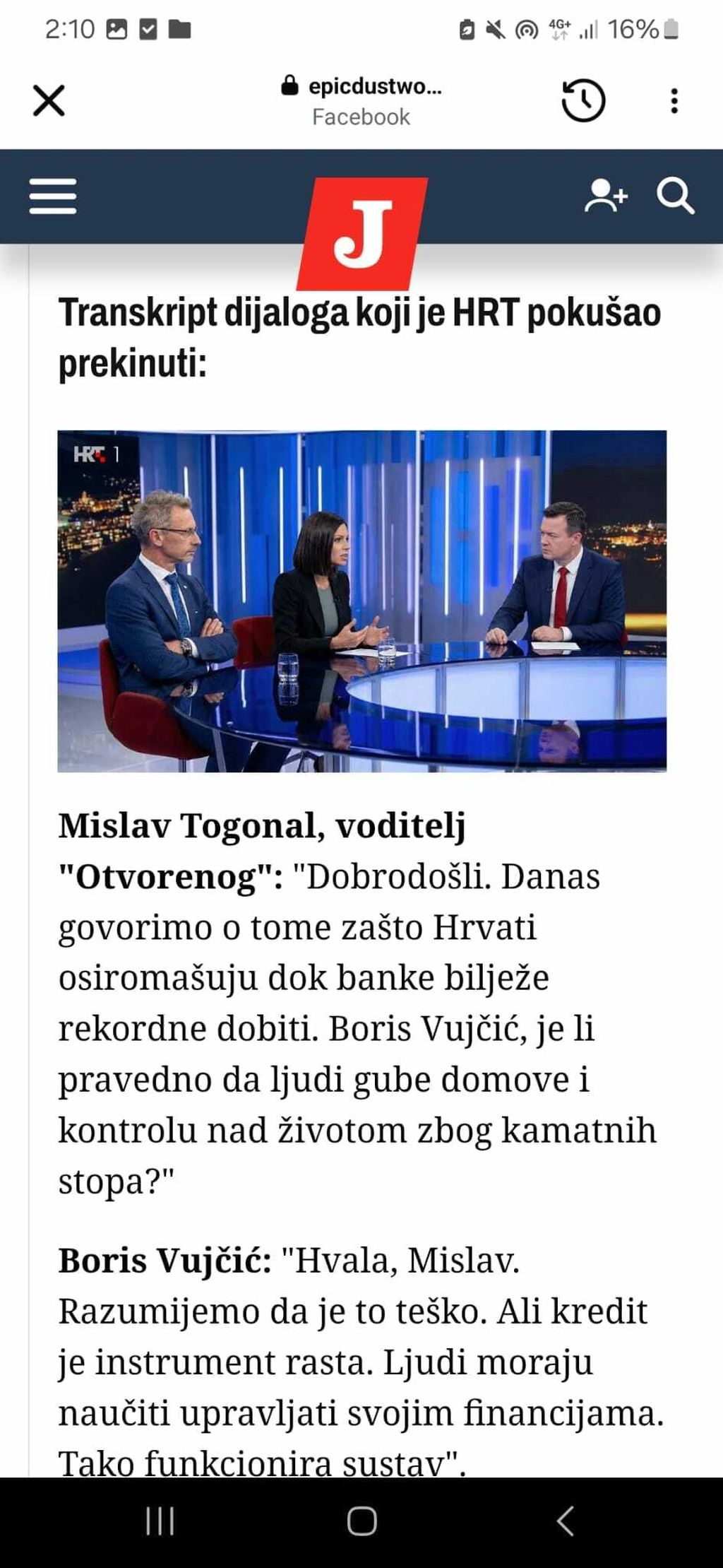 Lažni članak s Emom Branicom