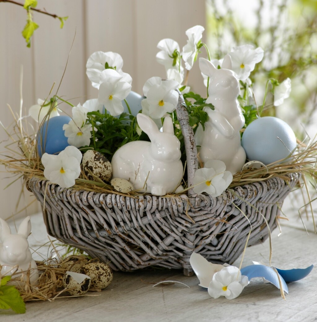 Uskrsne košarice kao zvijezda dekoracije