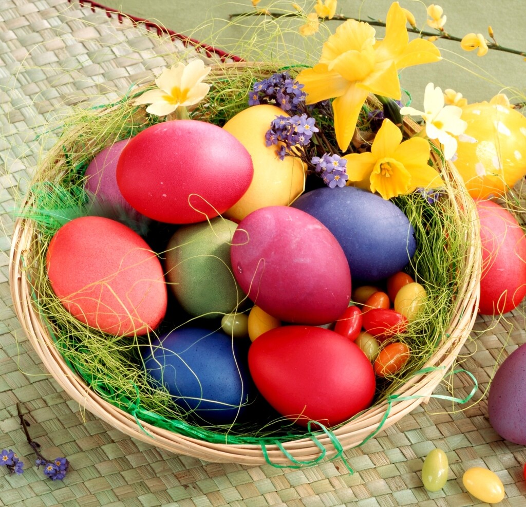 Uskrsne košarice kao zvijezda dekoracije