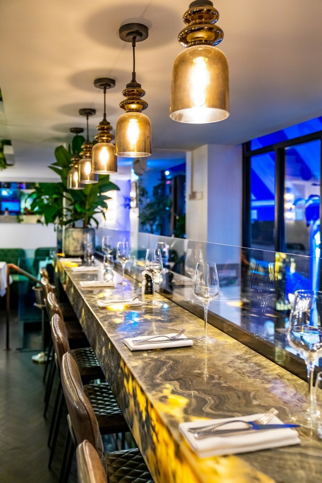 Unutrašnjost restorana Mucci's