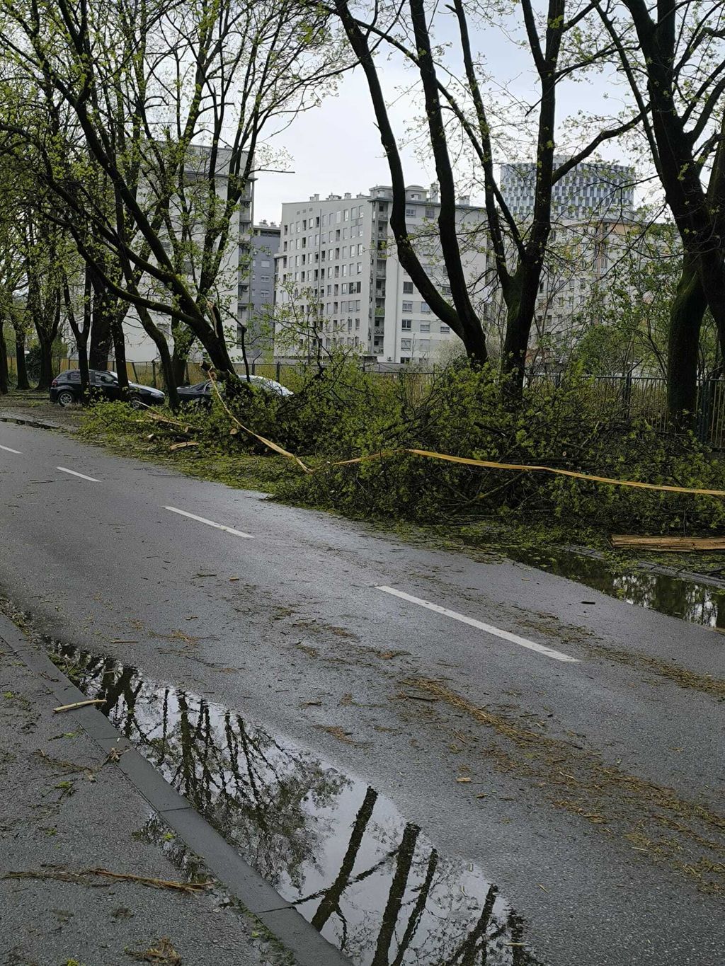 Posljedice nevremena u Zagrebu