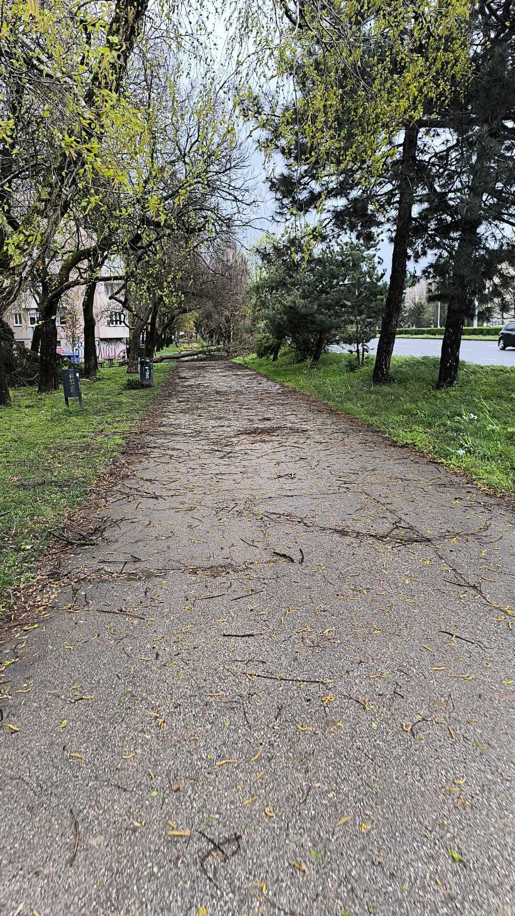 Posljedice nevremena u Zagrebu