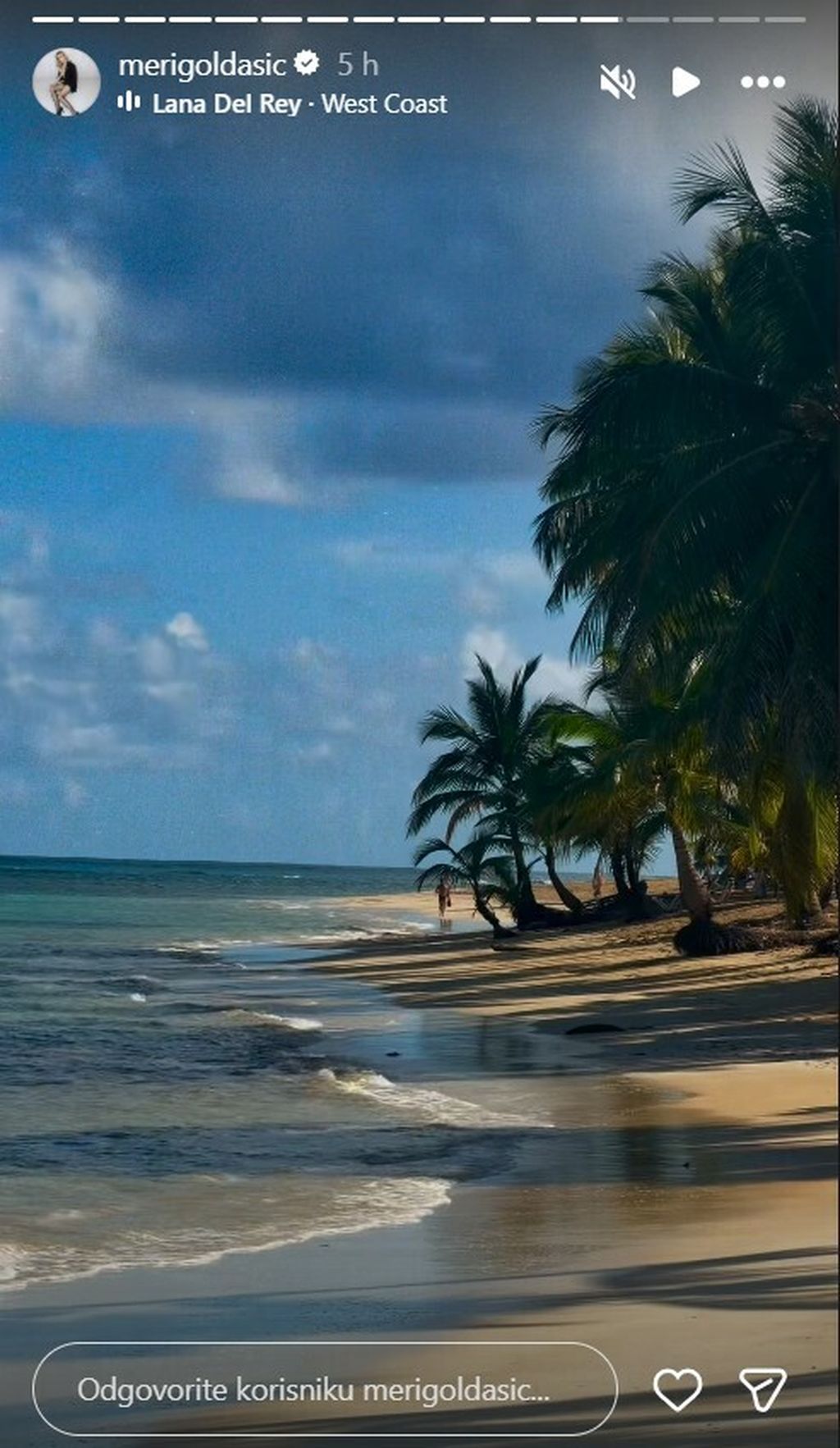 Meri Goldašić na Instagramu