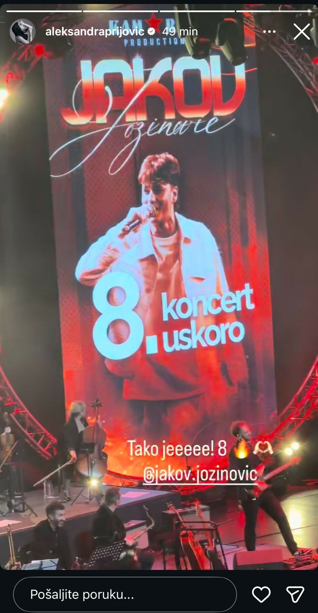 Aleksandra Prijović na Instagramu