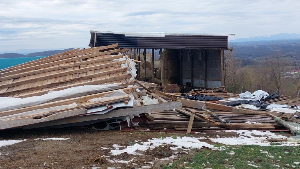 Nevrijeme uništilo imanje Stjepana Benkovića
