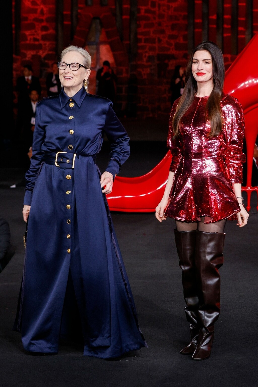 Meryl Streep i Anne Hathaway na Mexico Fashion Weeku