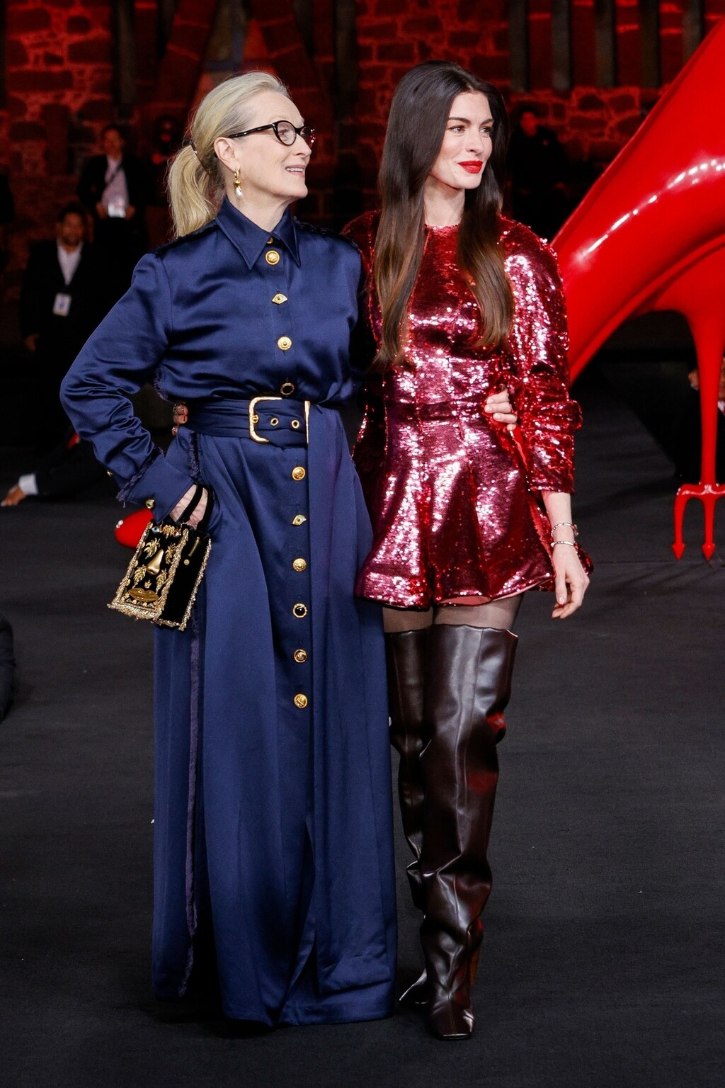 Meryl Streep i Anne Hathaway na Mexico Fashion Weeku