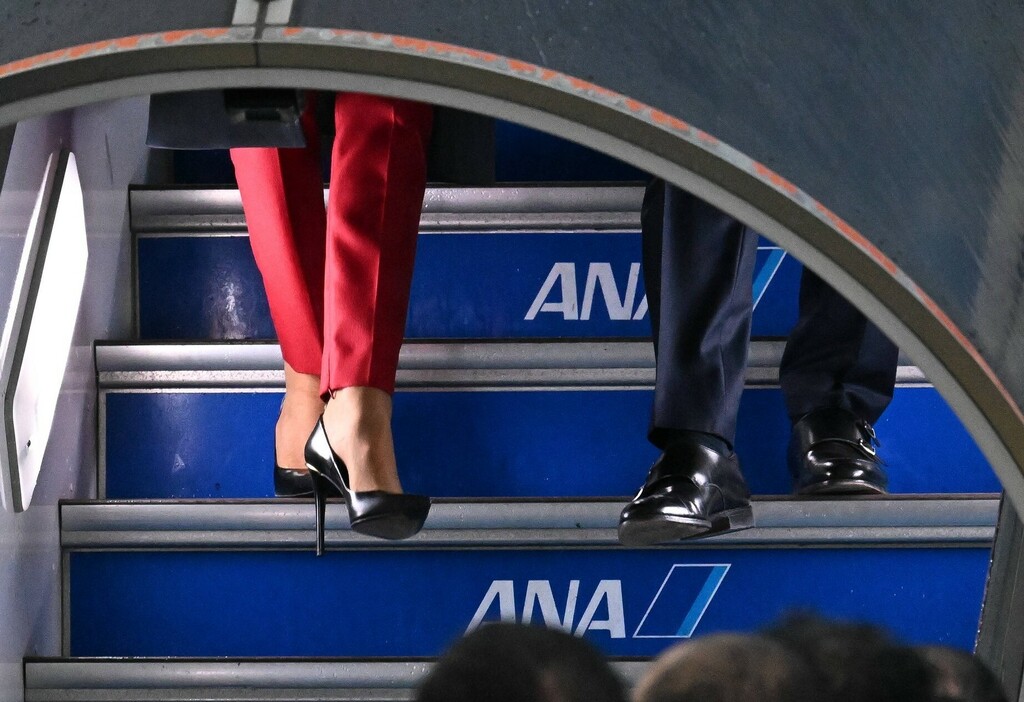 Prva dama nosila je crne štikle s visokom tankom petom