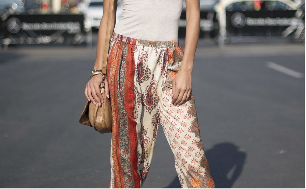 Udobne hlače širokih nogavica iz trgovina - 1