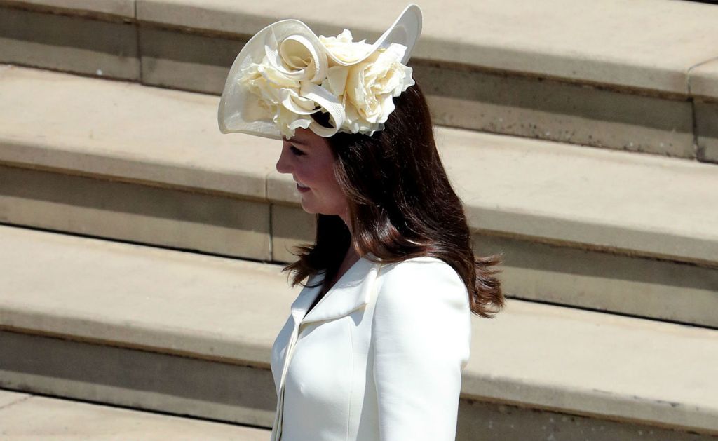 Catherine Middleton s princezom Charlotte i princom Georgeom na vjenčanju Meghan Markle i princa Harryja - 5