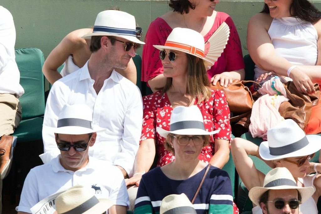 James i Pippa na teniskom meču