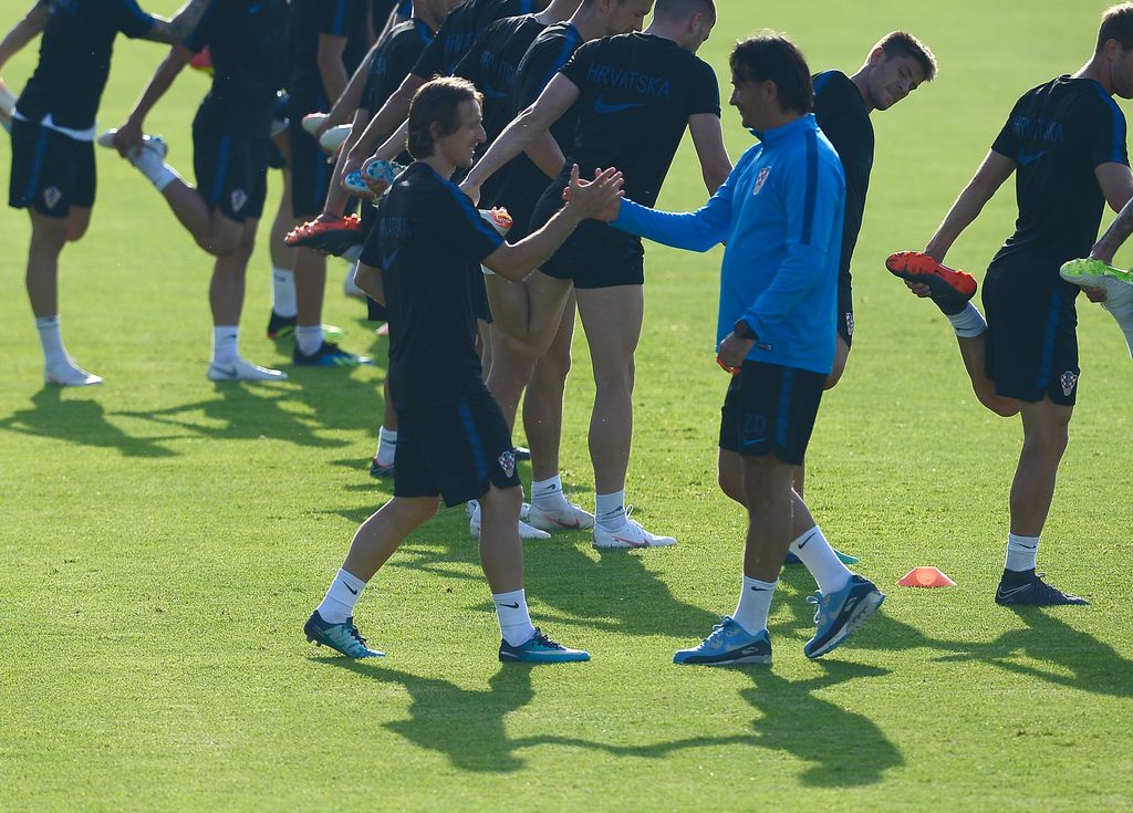 Luka Modrić i Zlatko Dalić (Photo: Marko Prpic/PIXSELL )