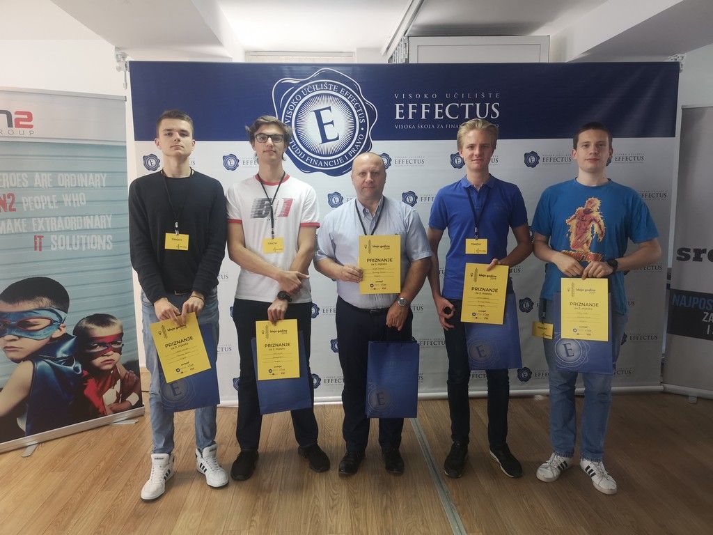 Matko Gašparić, Matija Hardi, Ivan Kolar i Marko Macura