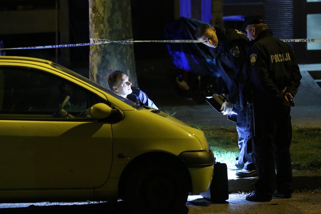 Zagreb: Policijski očevid pokušaja ubojstva u Dugavama (Marko Prpic/PIXSELL)