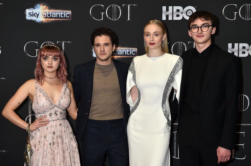 Maisie Williams, Kit Harington, Sophia Turner, Isaac Hempstead Wright (Foto: Getty Images)