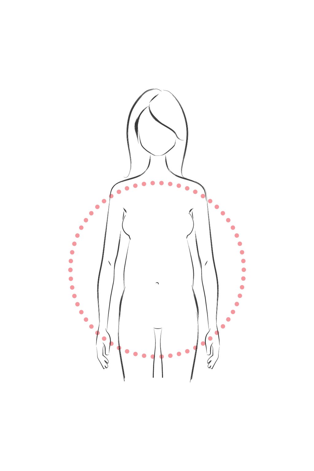 Ovalan oblik tijela ili jabuka
