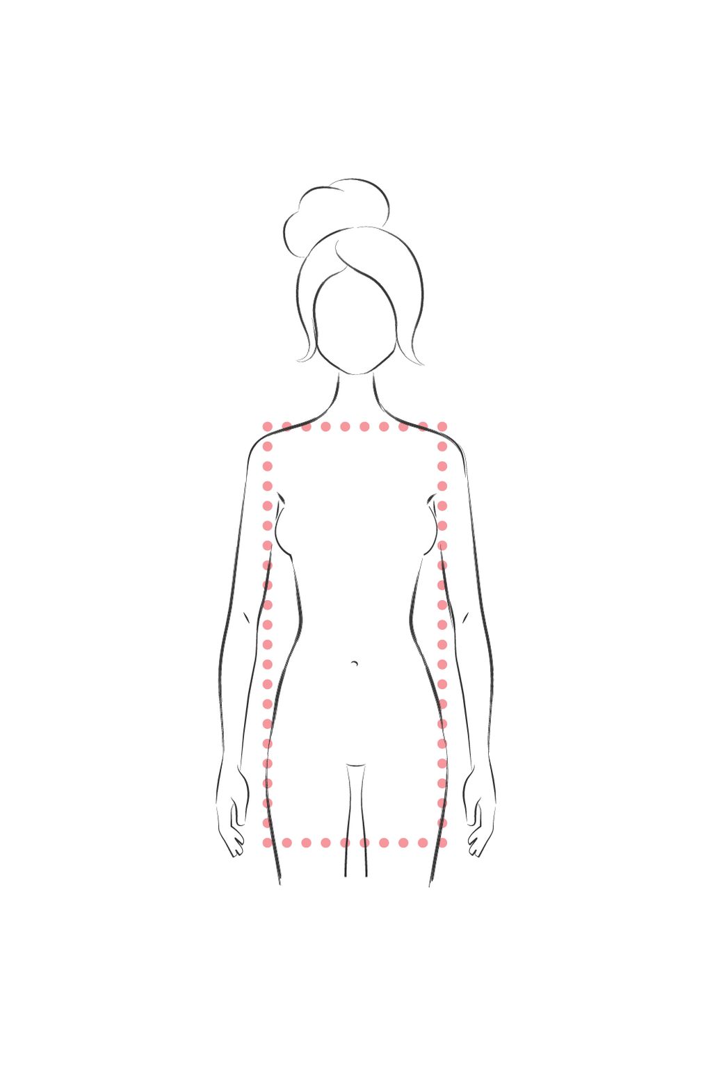 Pravokutni oblik tijela ili sportska građa