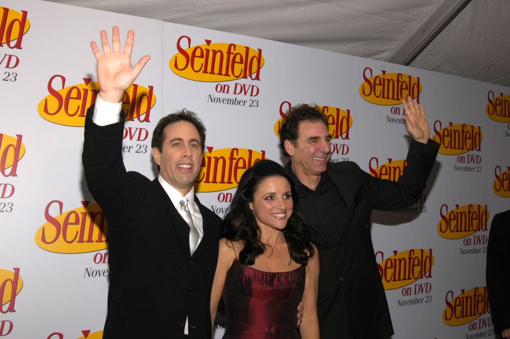 Michael Richards, Julia Louis-Dreyfus i Jerry Seinfeld (Foto: Getty Images)