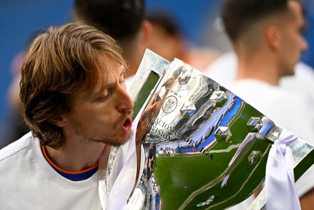 Luka Modrić slavi naslov prvaka Španjolske