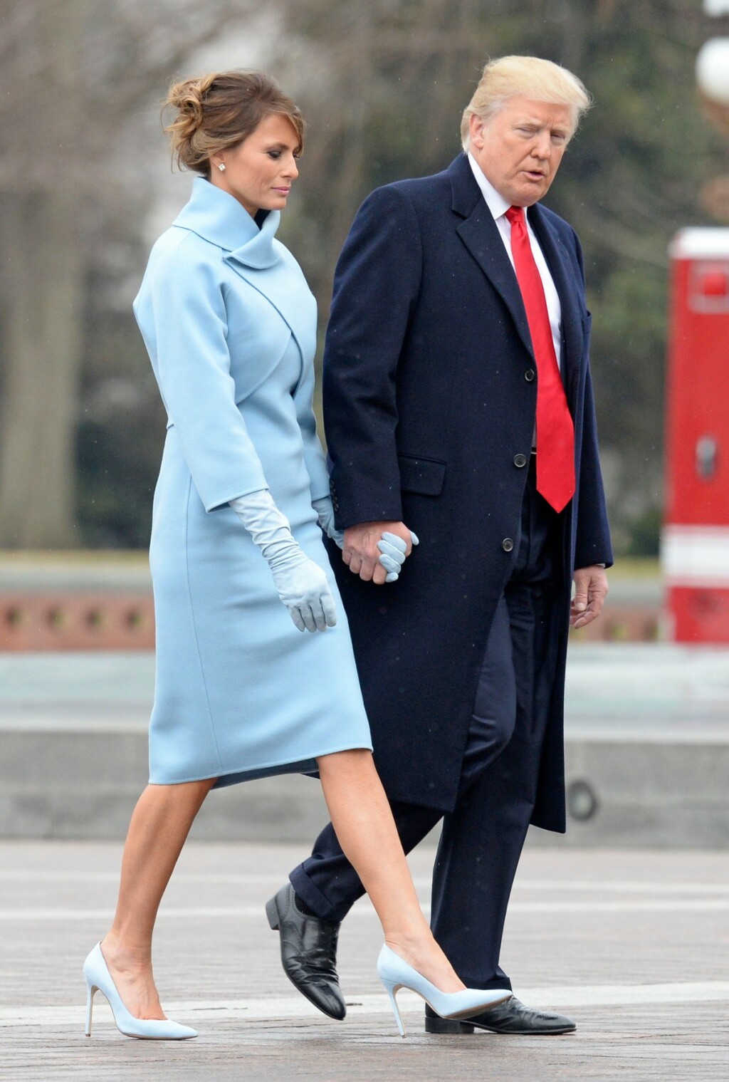 Melania Trump na inauguraciji Donalda Trumpa
