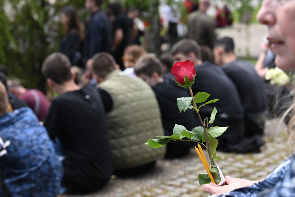 Pogreb ubijenog zaštitara u Beogradu - 1