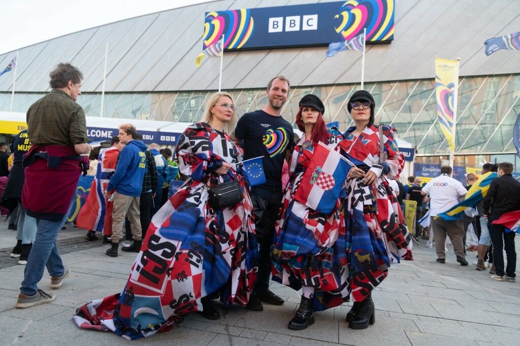 Hrvatski navijači u Liverpoolu