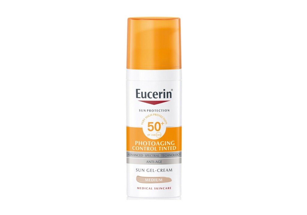 Eucerin Photoaging Control tinted gel-krema za zaštitu kože lica od sunca (SPF 50+)