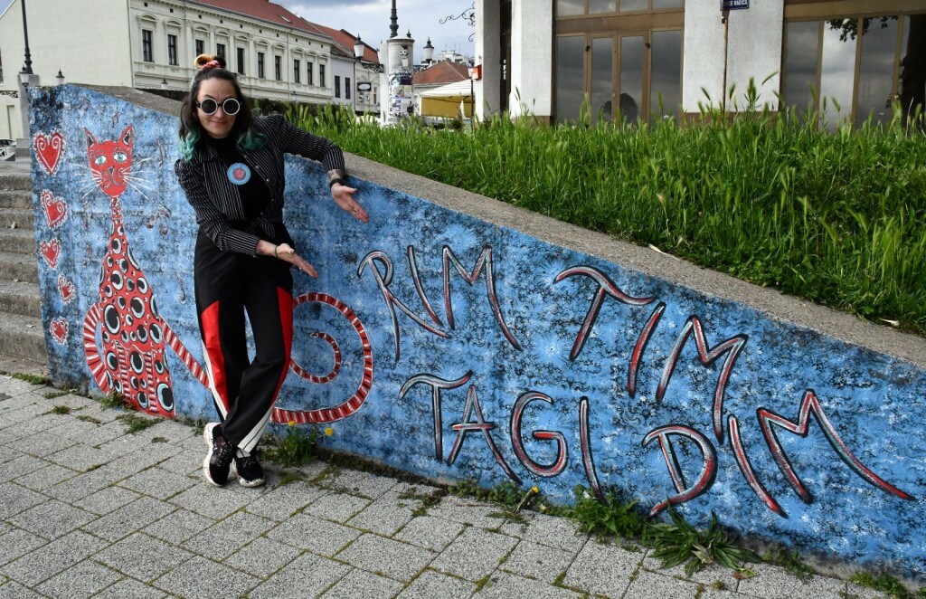 Mural umjetnice Maje Jagodić u Slavonskom Brodu