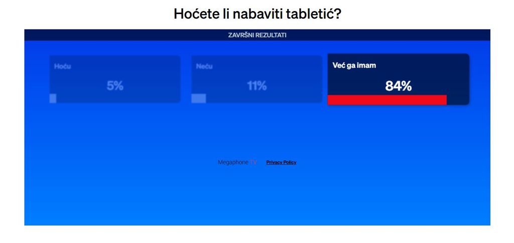 Tabletić na dočeku Baby Lasagne