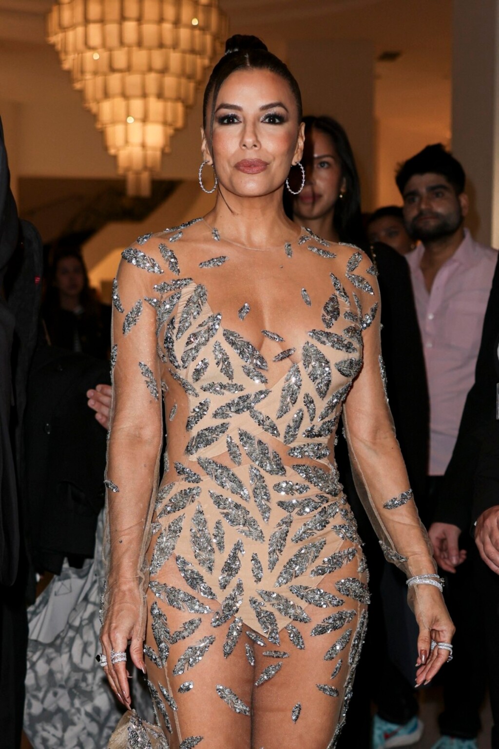 Eva Longoria u goloj haljini Yanina Couture