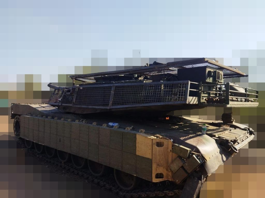 Novi ukrajinski oklop na M1A1 Abrams tenku
