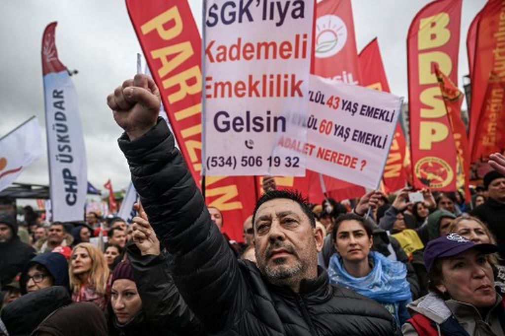 Prosvjed u Istanbulu na Praznik rada - 2
