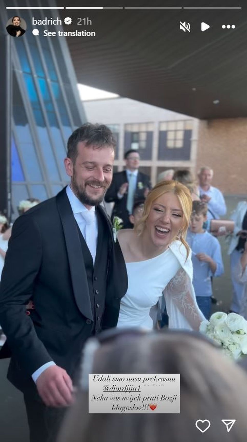 Nina Badrić, Djordjija Palić svadba