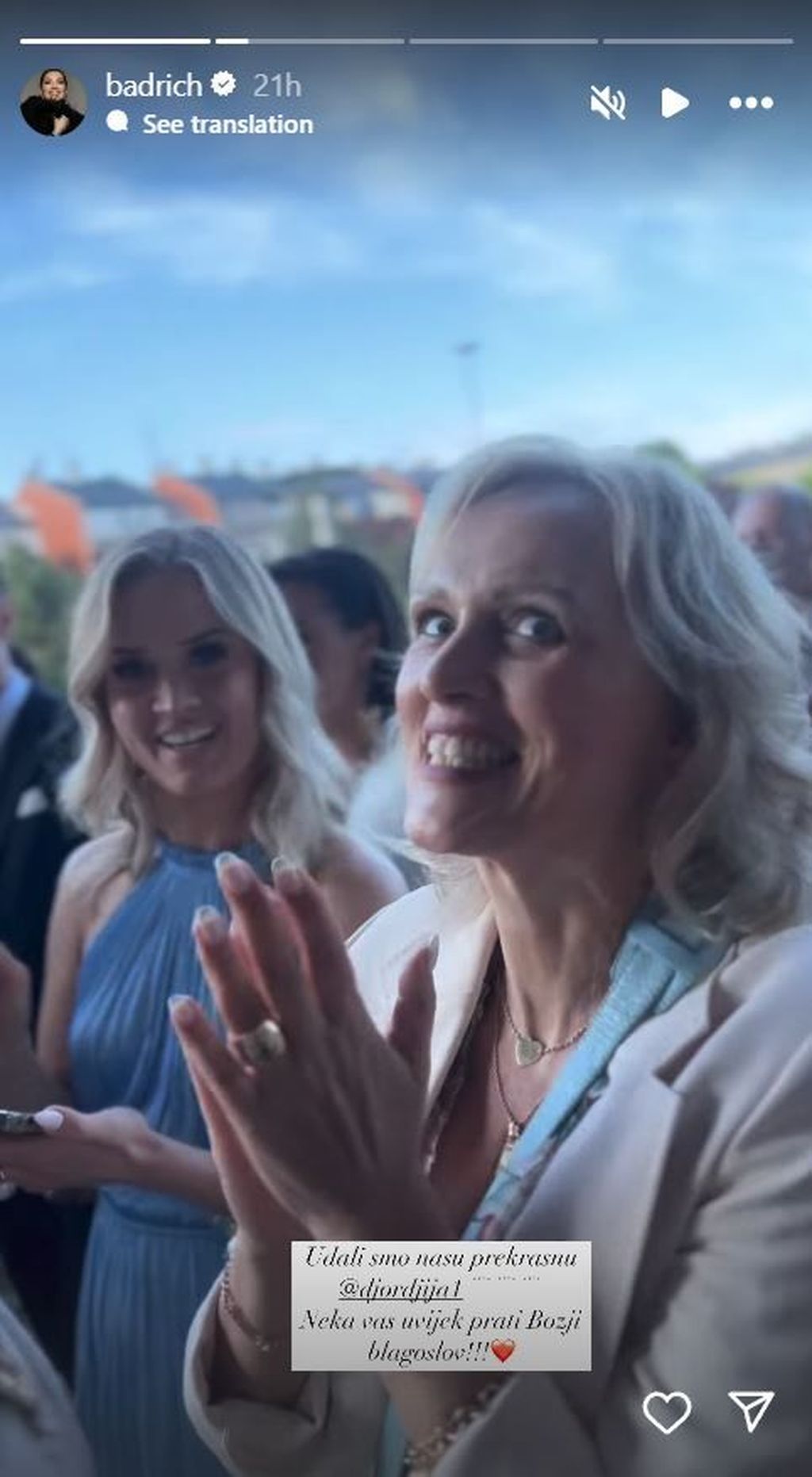 Nina Badrić, Djordjija Palić svadba