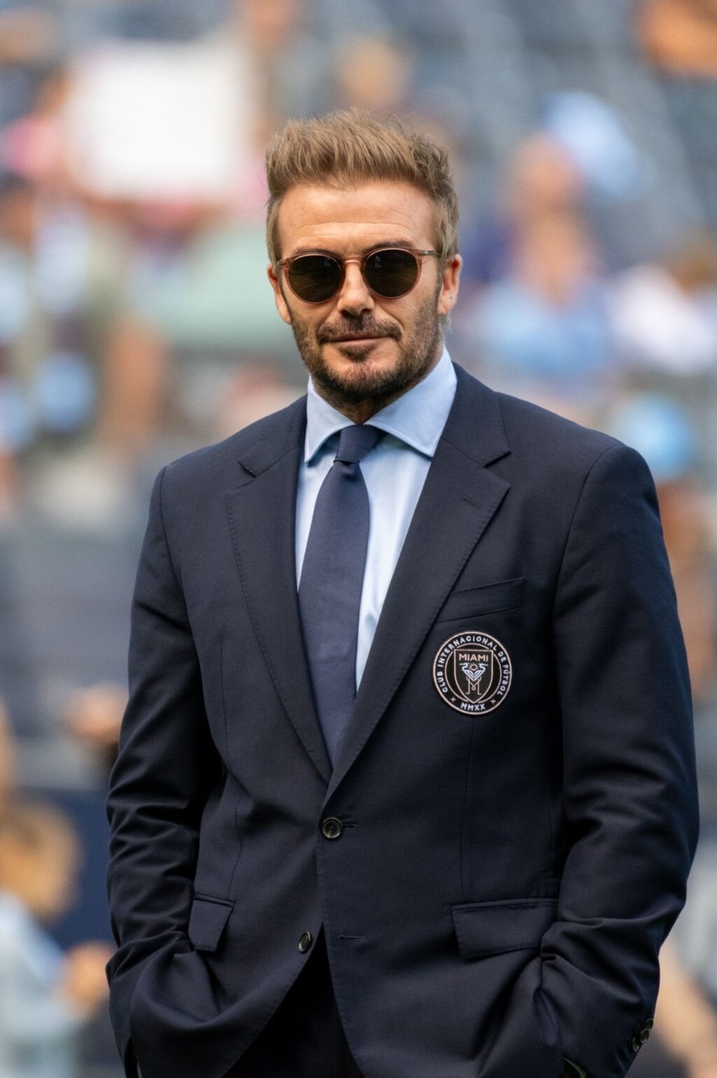 David Beckham na utakmici između Inter Miami CF-a i New York City FC-a u rujnu 2024.